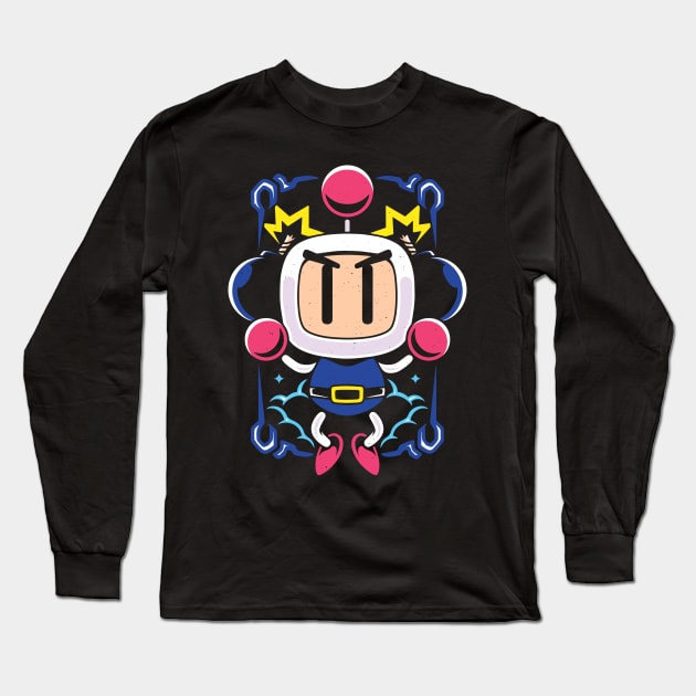 Booom! Long Sleeve T-Shirt by Alundrart